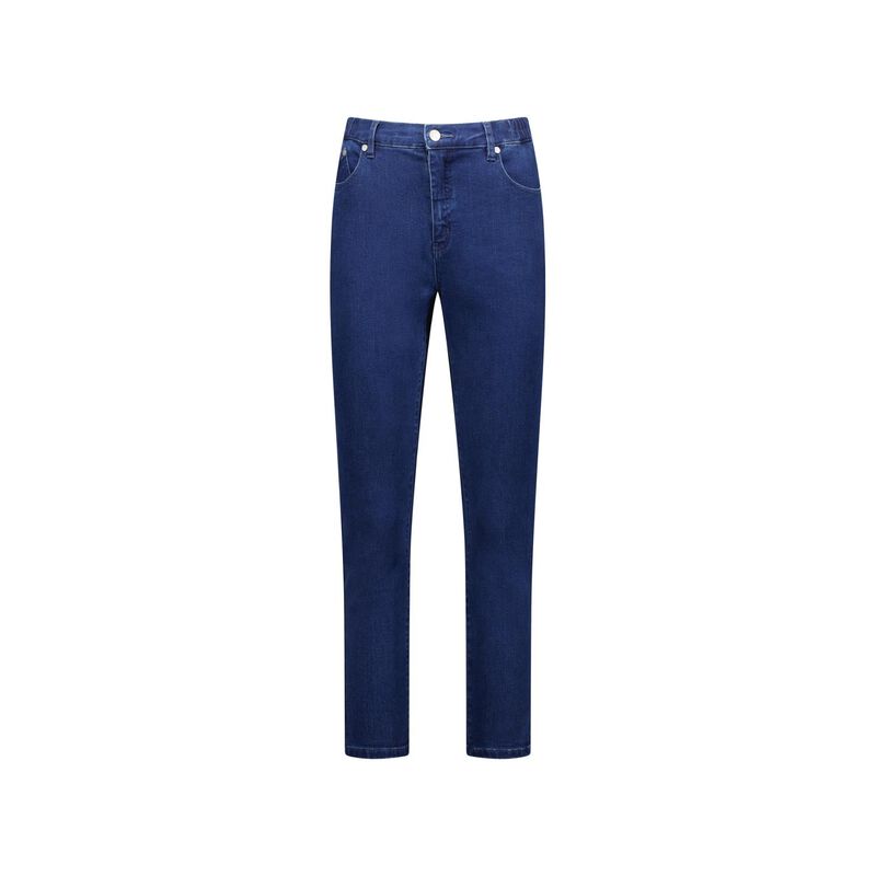 Vassalli Skinny Leg Ankle Grazer Jean With Side Waistband Elastic image number 2